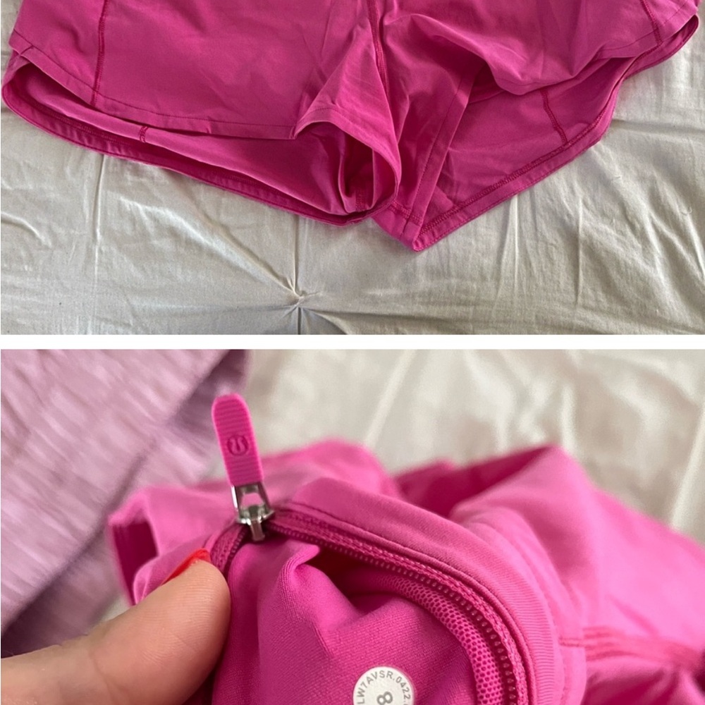 lululemon athletica Bright Pink Athletic Shorts
